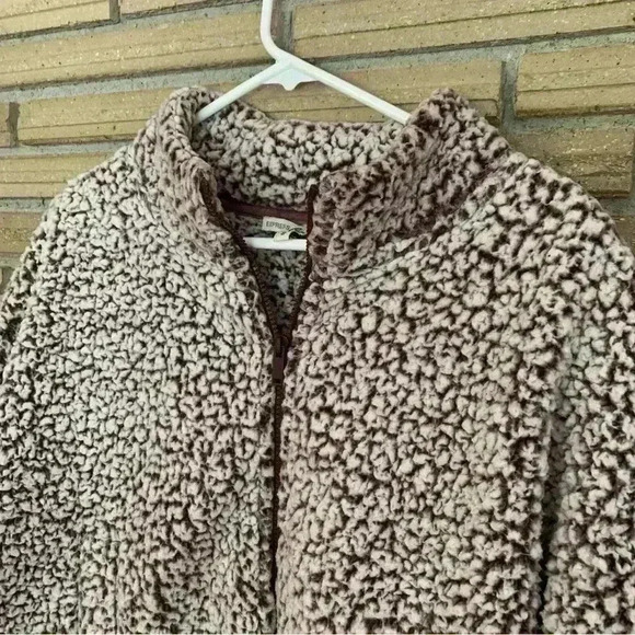 Express One Eleven Sherpa Jacket Size Medium - Picture 6 of 9